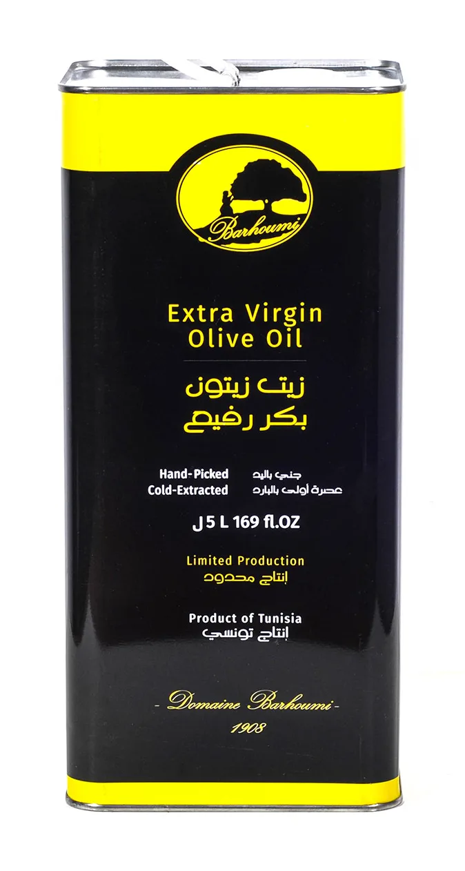 Bidon Barhoumi, étiquette arabe